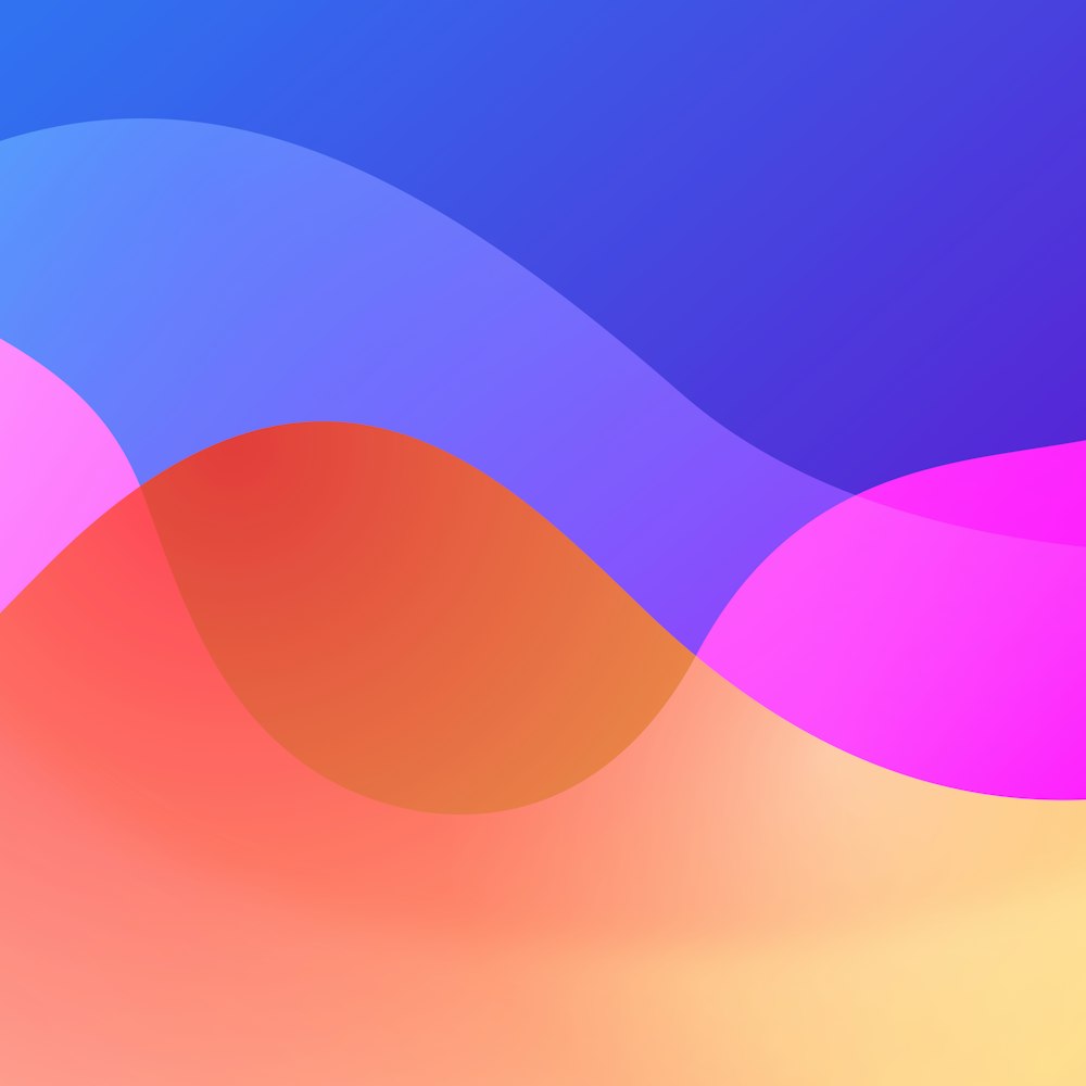 a colorful abstract background with curved shapes