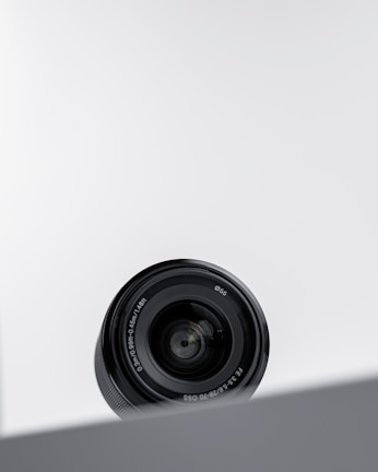 a camera lens sitting on top of a table