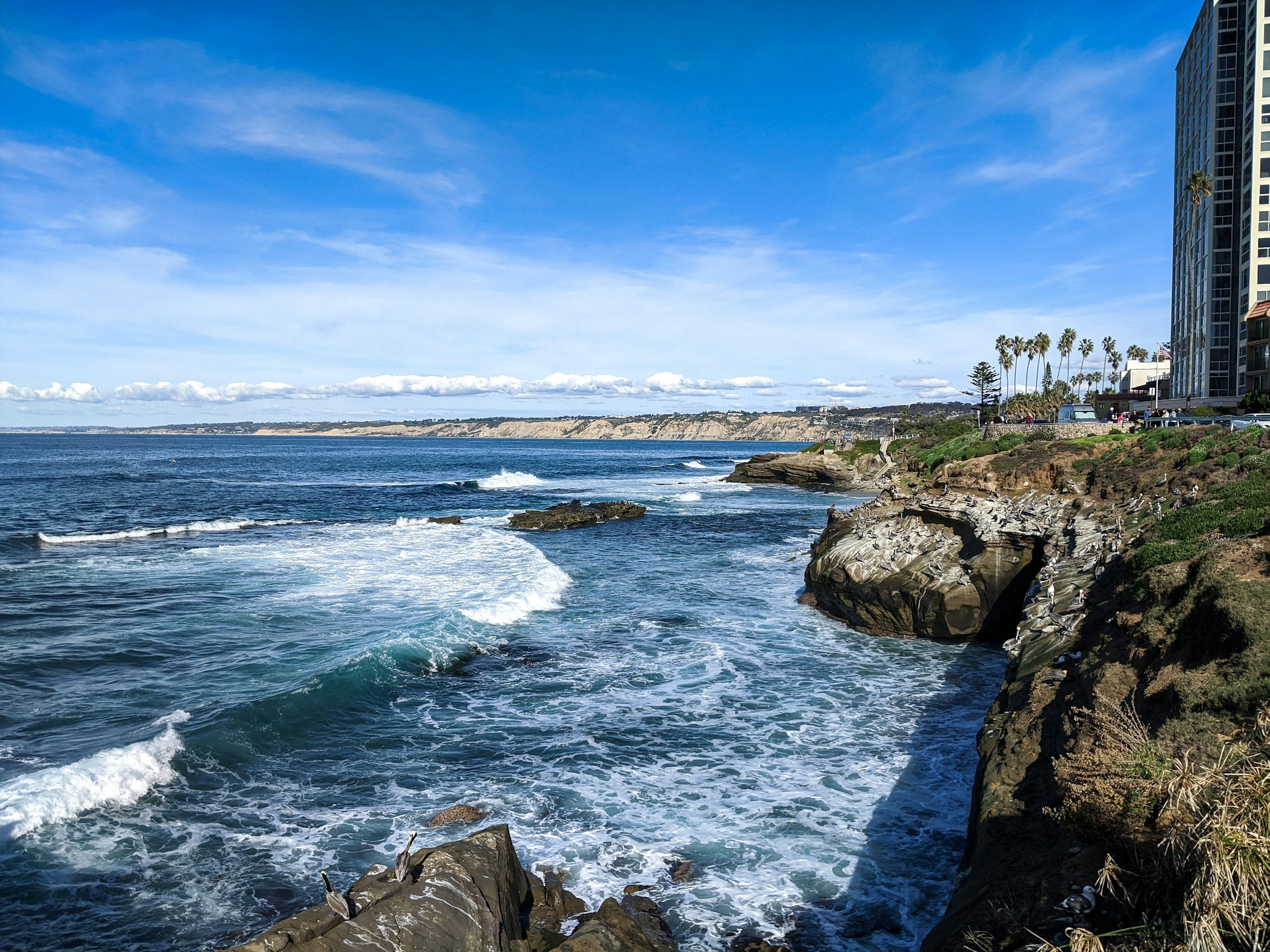Waves at La Jolla Cove, California