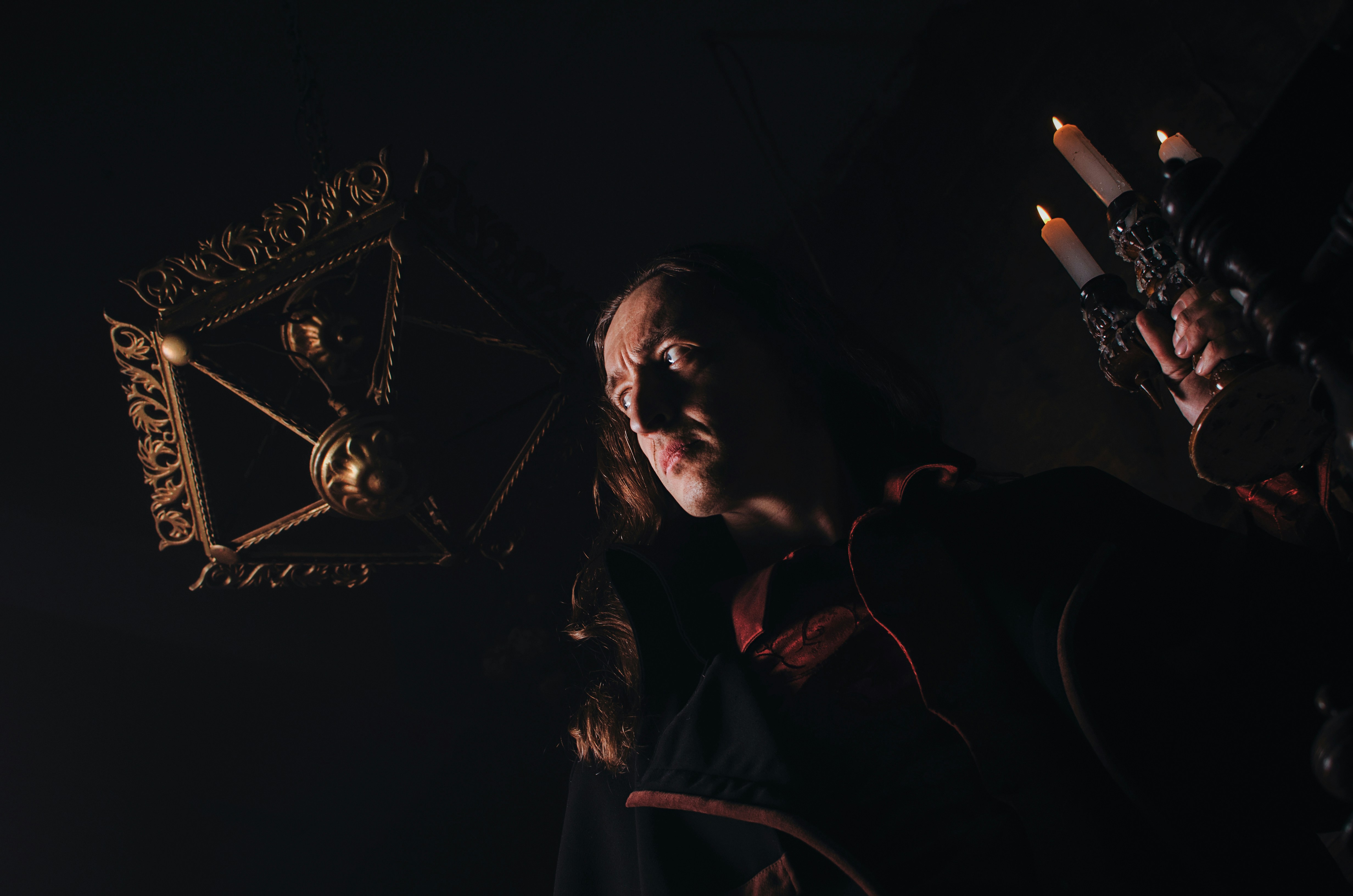 Woman holding candle