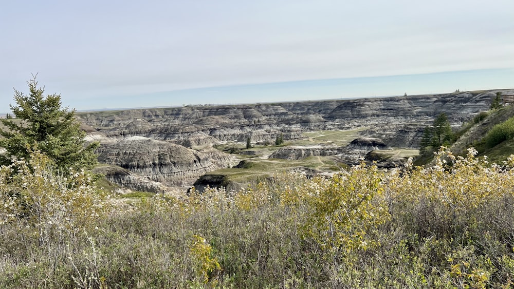 a scenic view of the badlands of the badlands