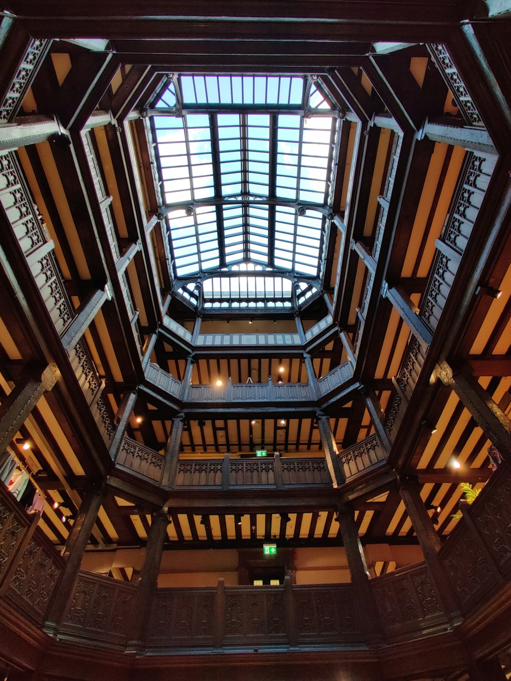 a large building with a very high ceiling