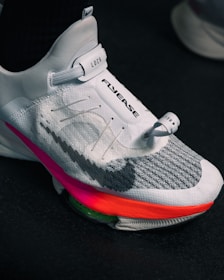 A close-up of Launch Shoes showcasing their lightweight design.