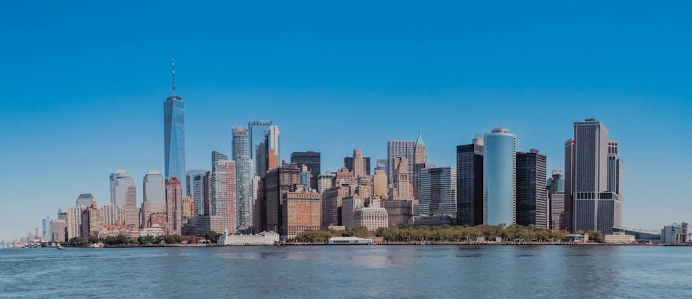 a view of a large city from across the water