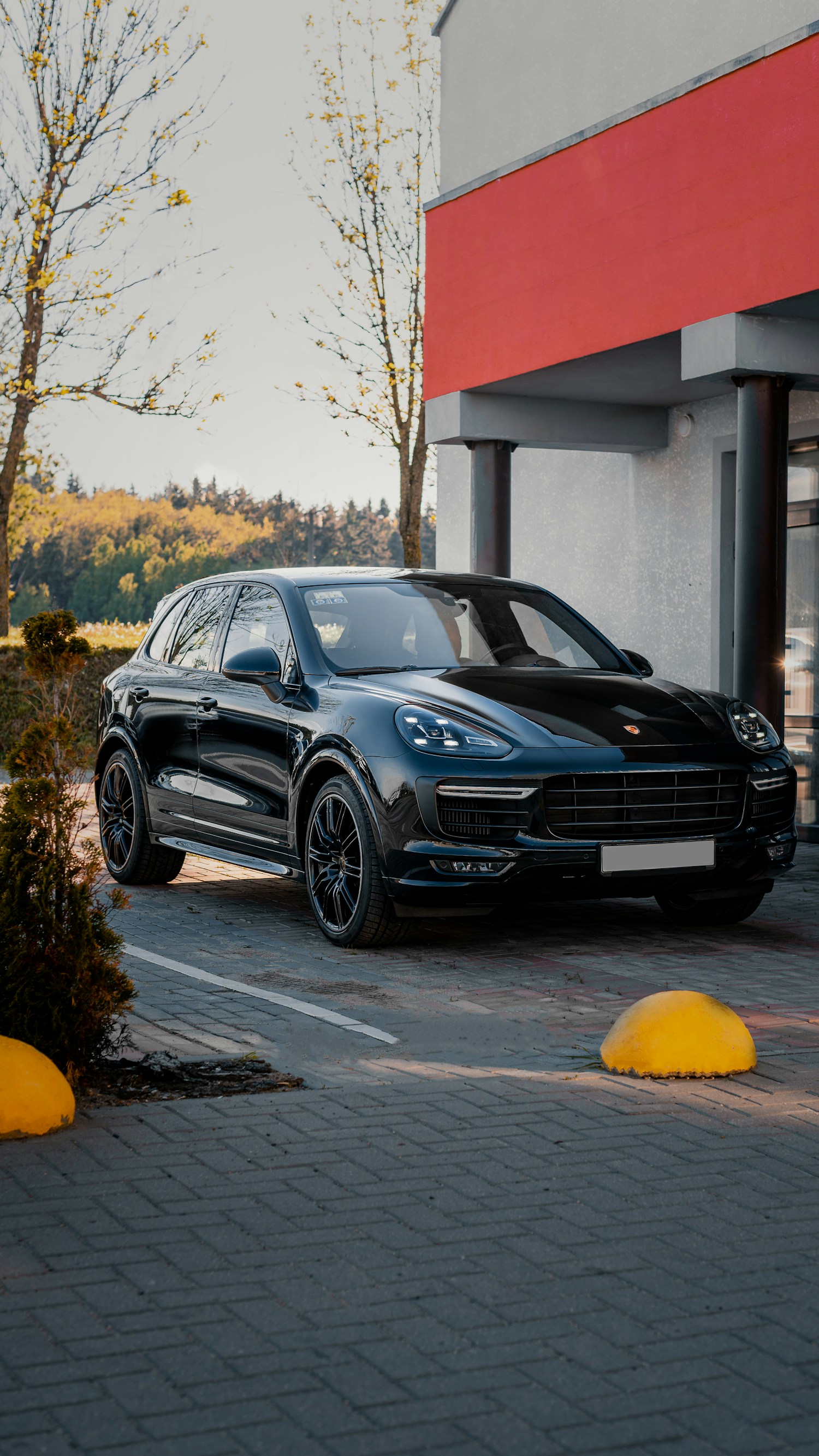 Family having fun at an amusement park