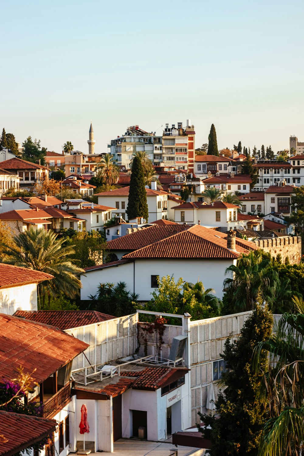 a view of a city with a lot of buildings