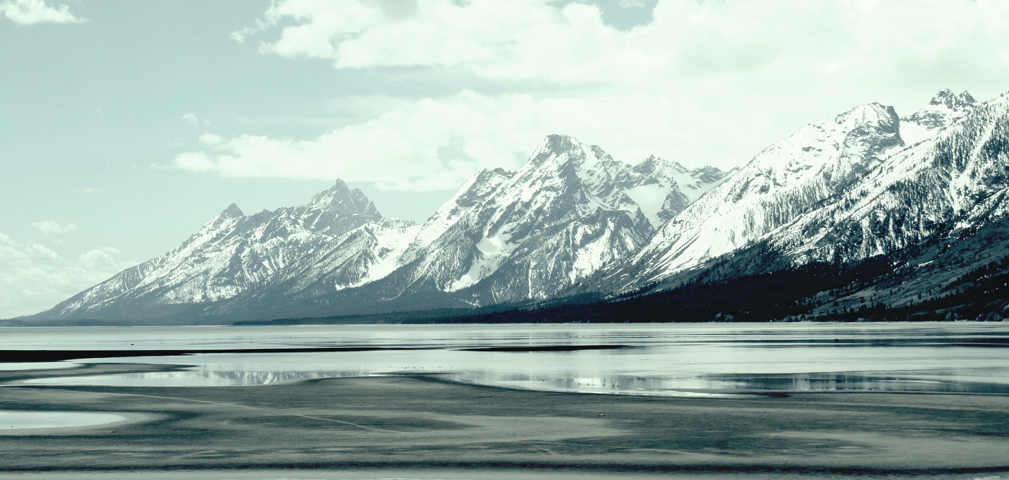 The grand tetons are magnificent