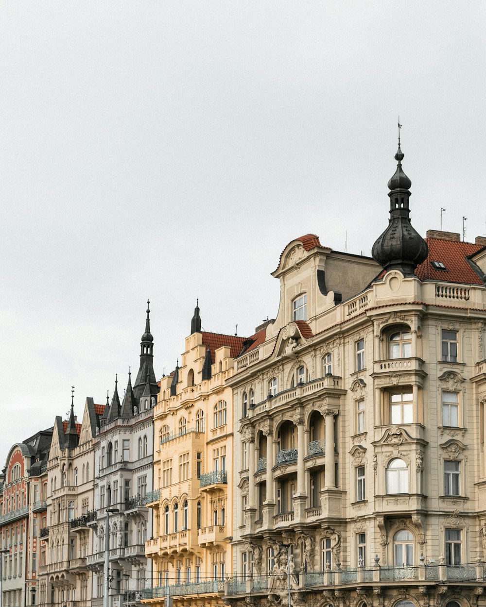 a large building with a clock on the top of it