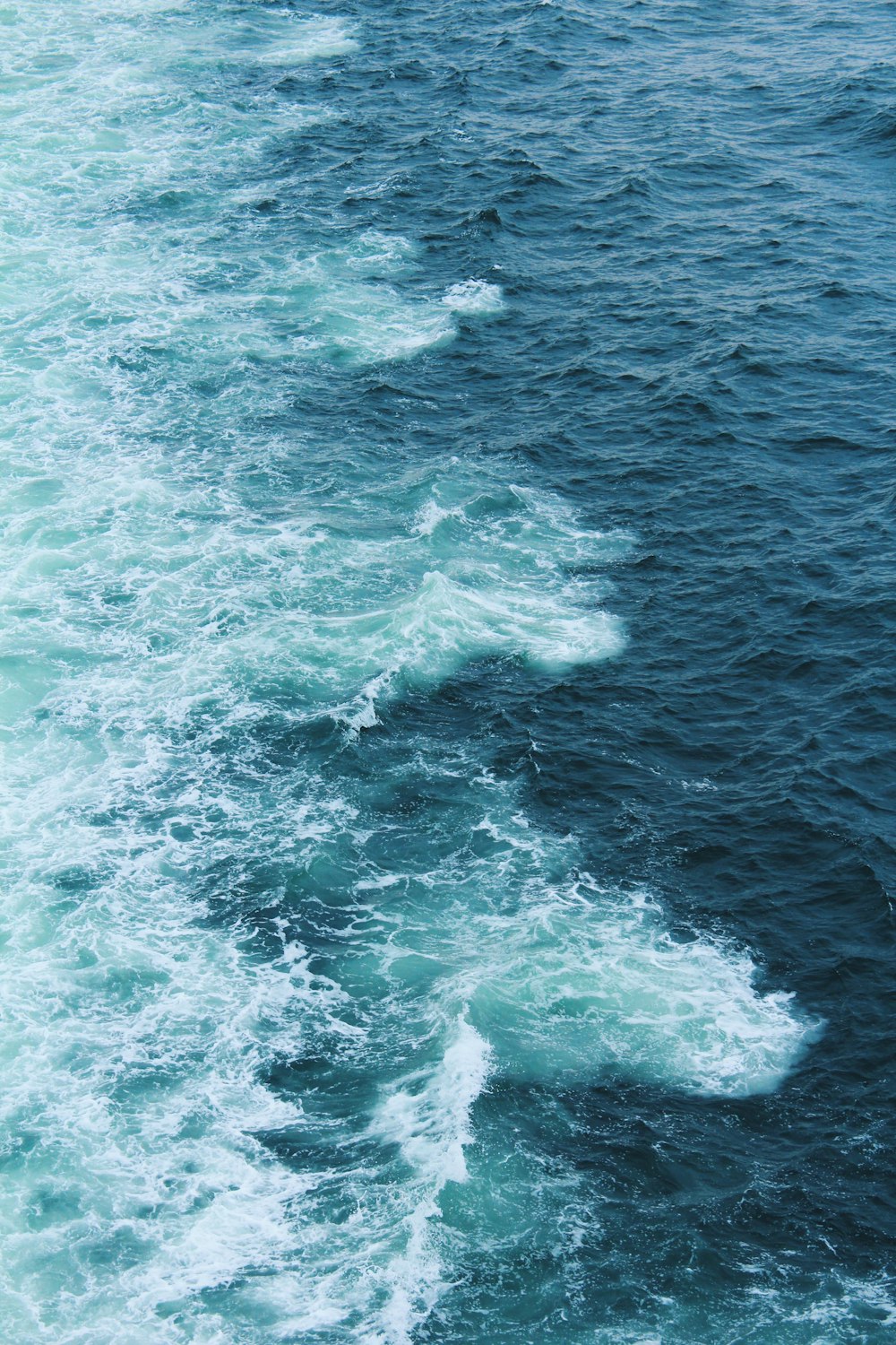 a view of a body of water from a boat