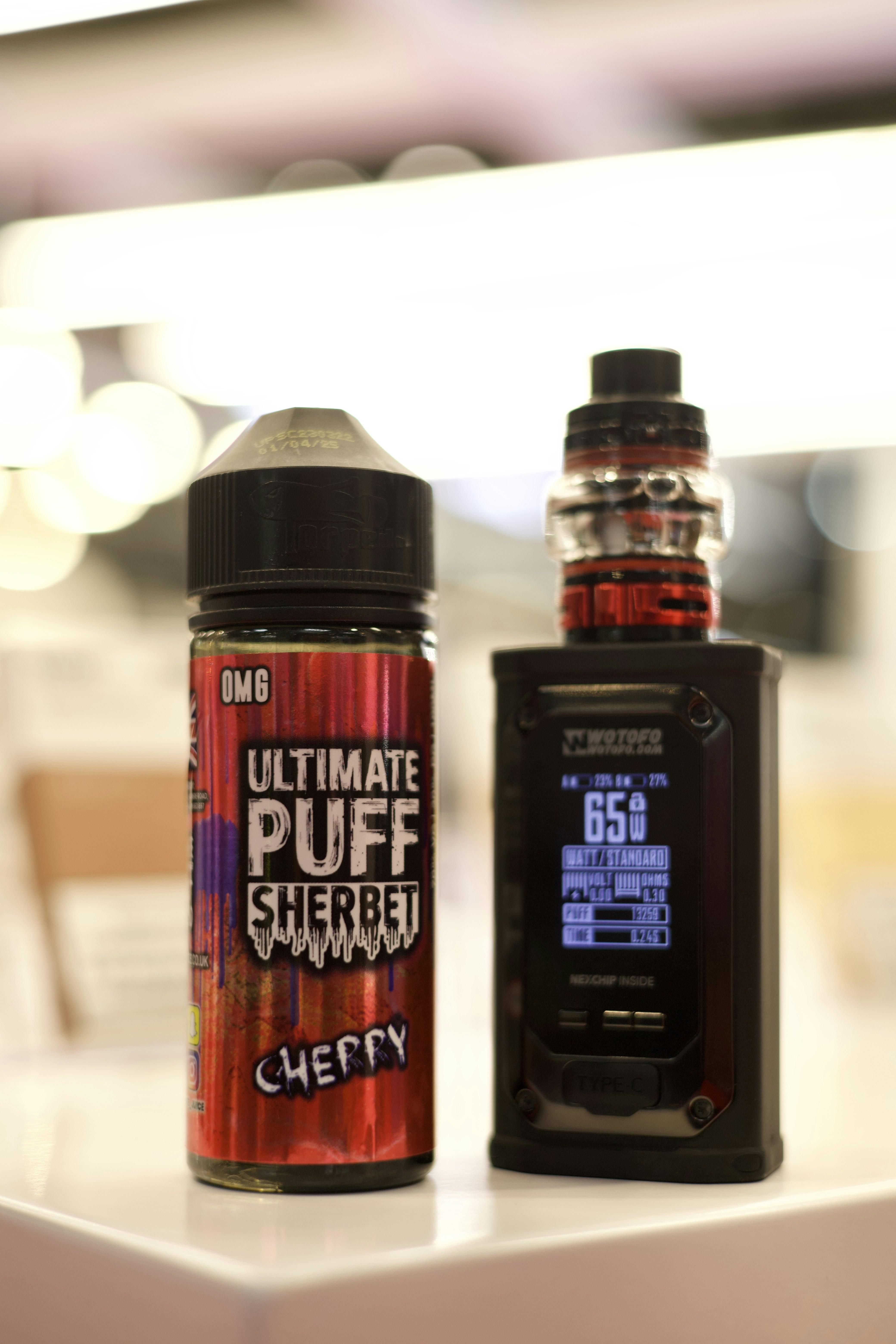 a couple of electronic devices sitting on top of a table