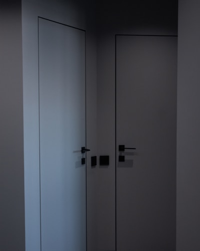 A modern door design showcasing sleek lines and elegant finishes.