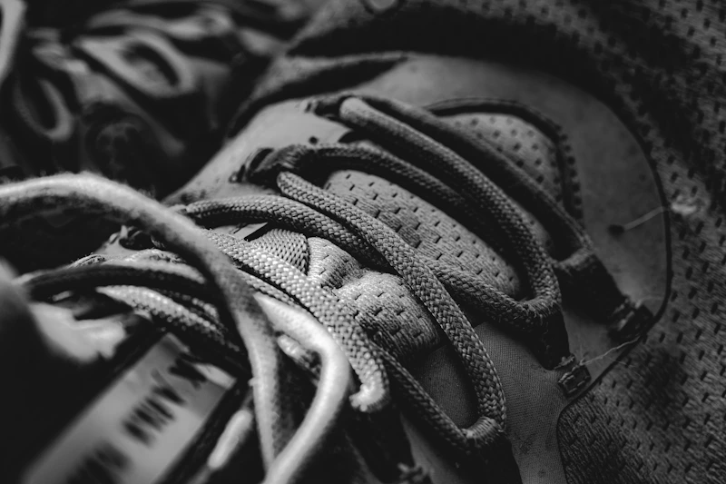 Sneaker close up