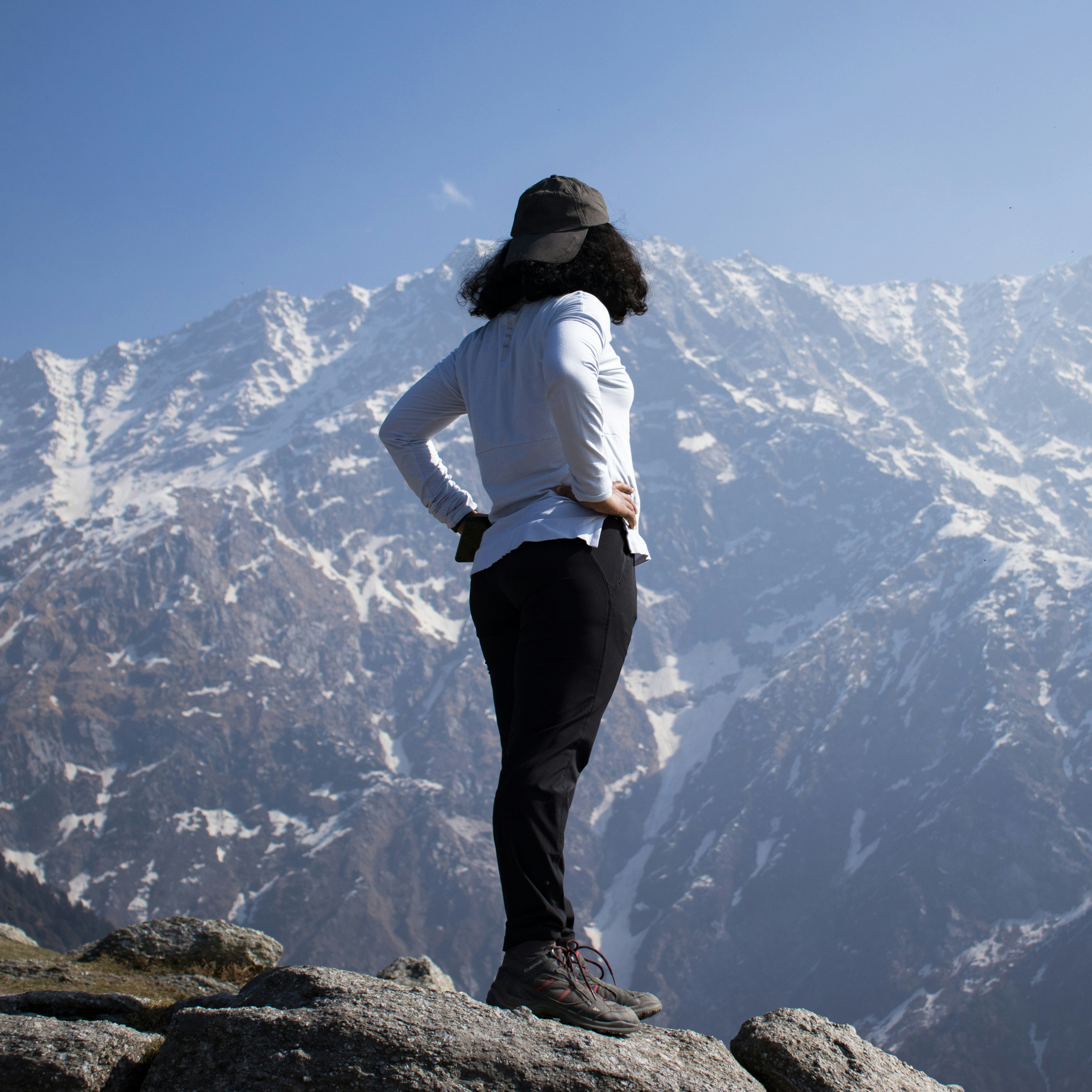 woman hiking portrait
