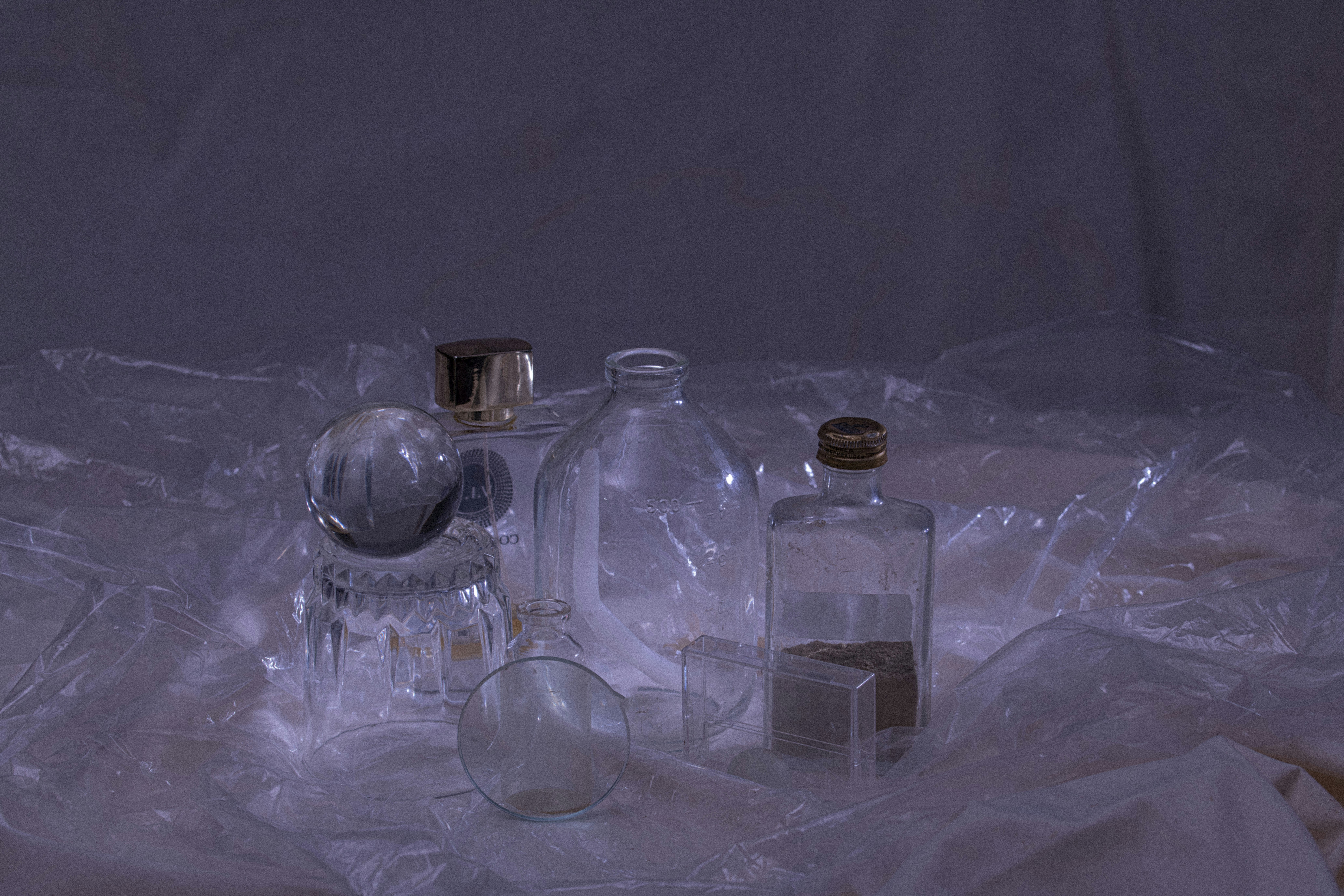 glass perfume bottles