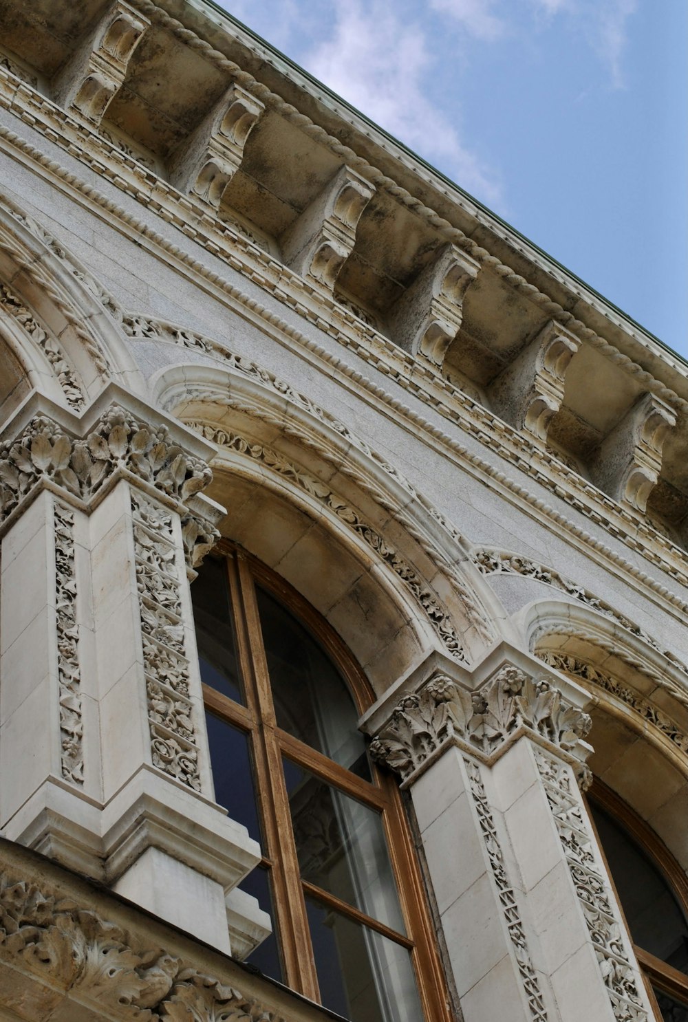 a building with a clock on the front of it