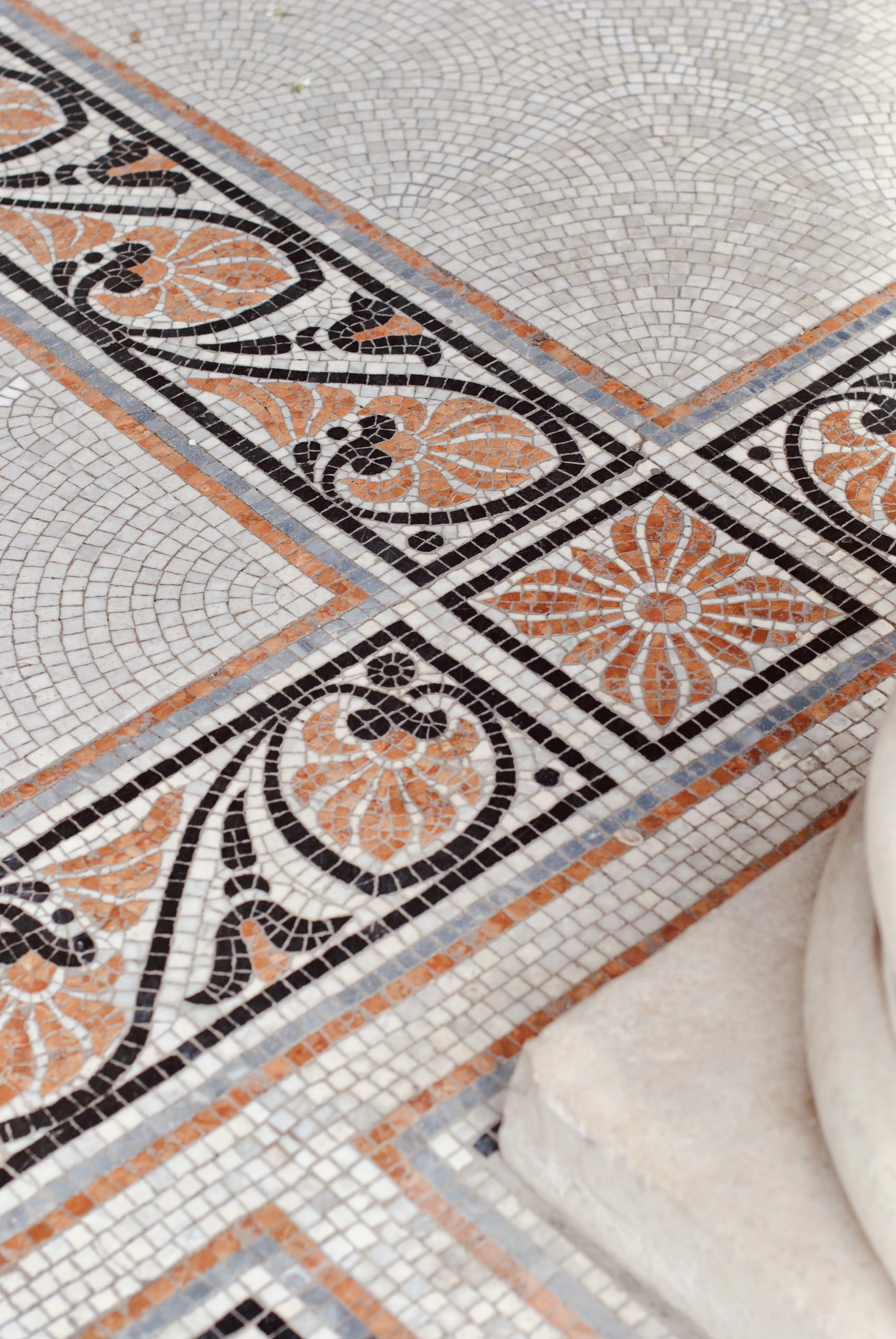 Close-up of a tiled floor