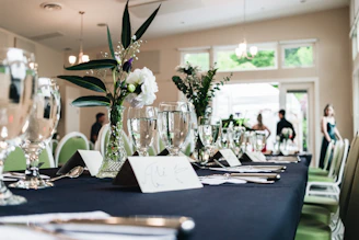 a table is set up for a formal function