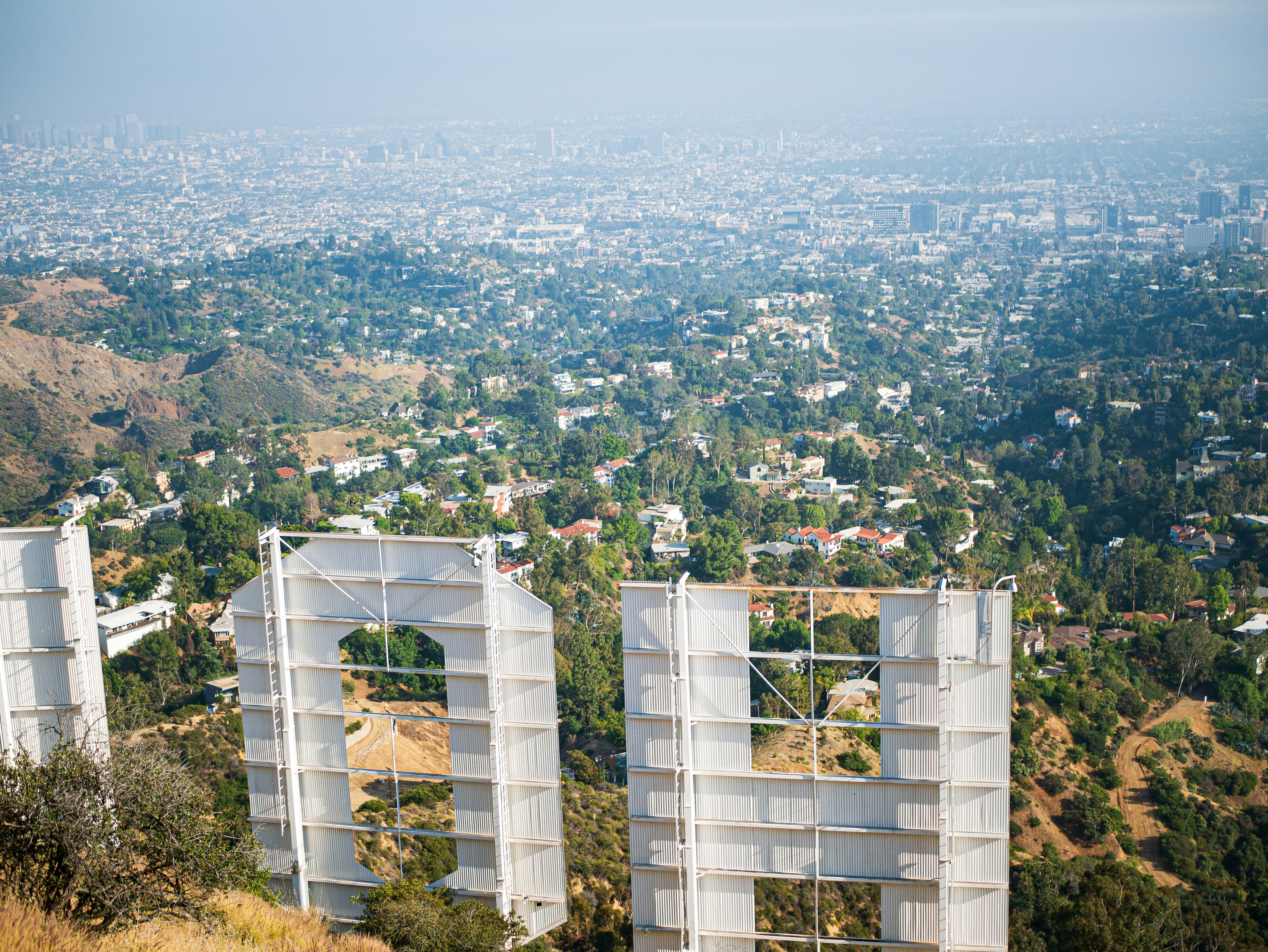 Hollywood Hills view