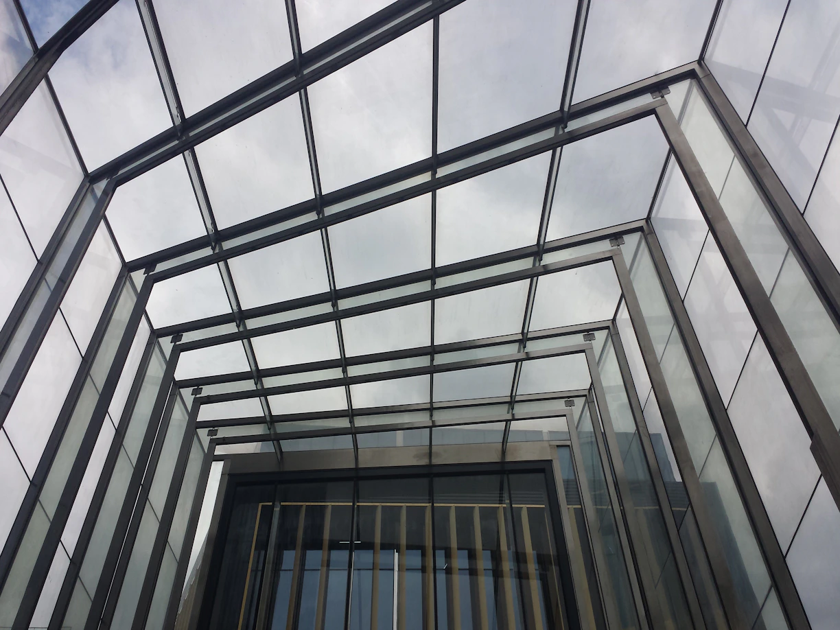 a very tall building with lots of windows