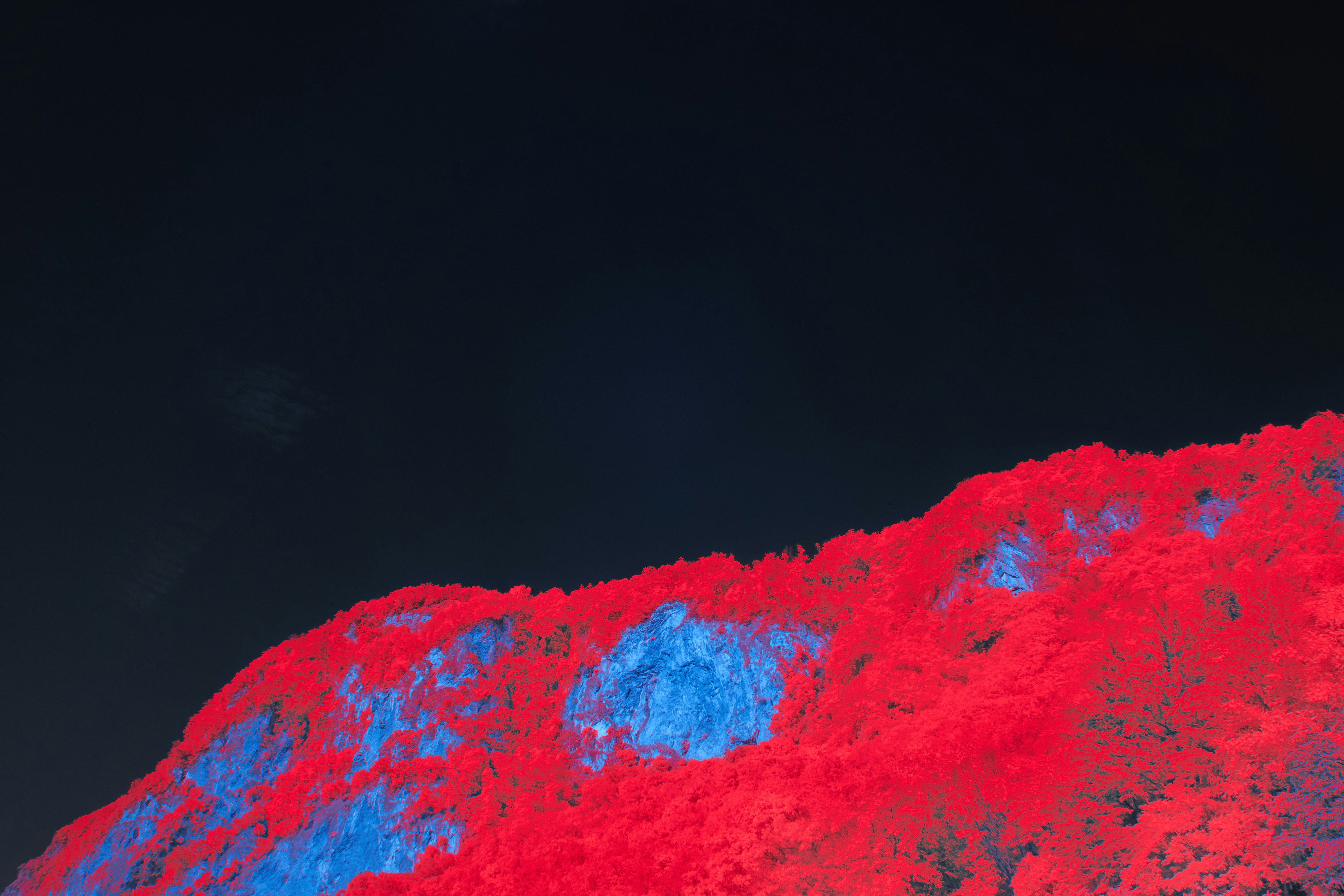 Red mountain landscape