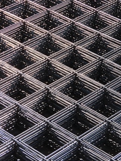 a close up view of a metal grid