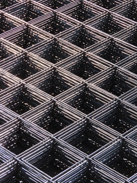 a close up view of a metal grid