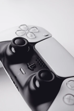 a close up of a video game controller