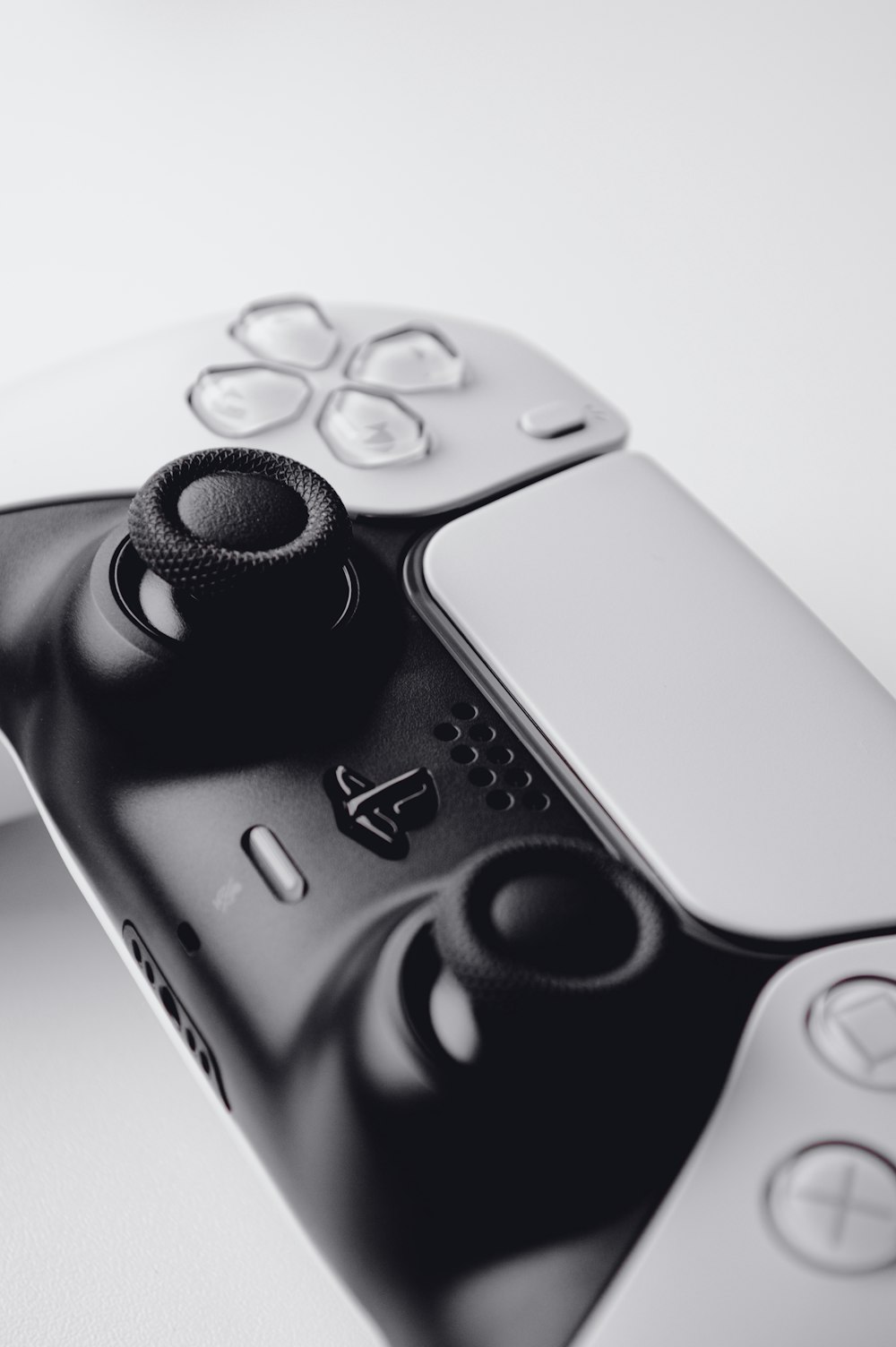 a close up of a video game controller