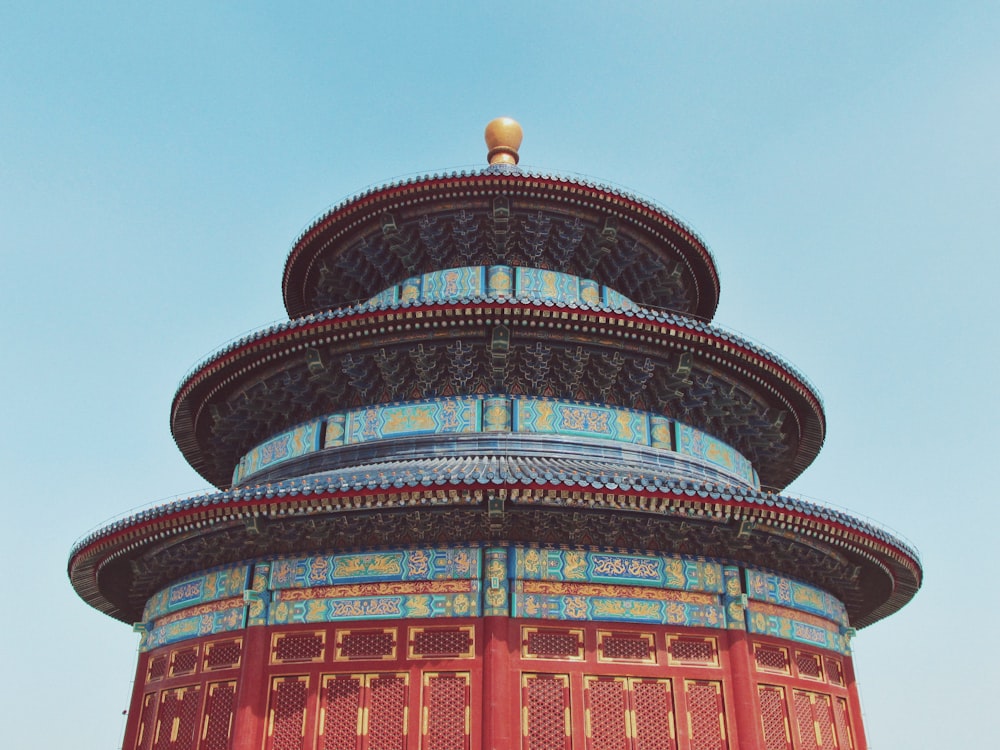 a tall tower with a sky in the background