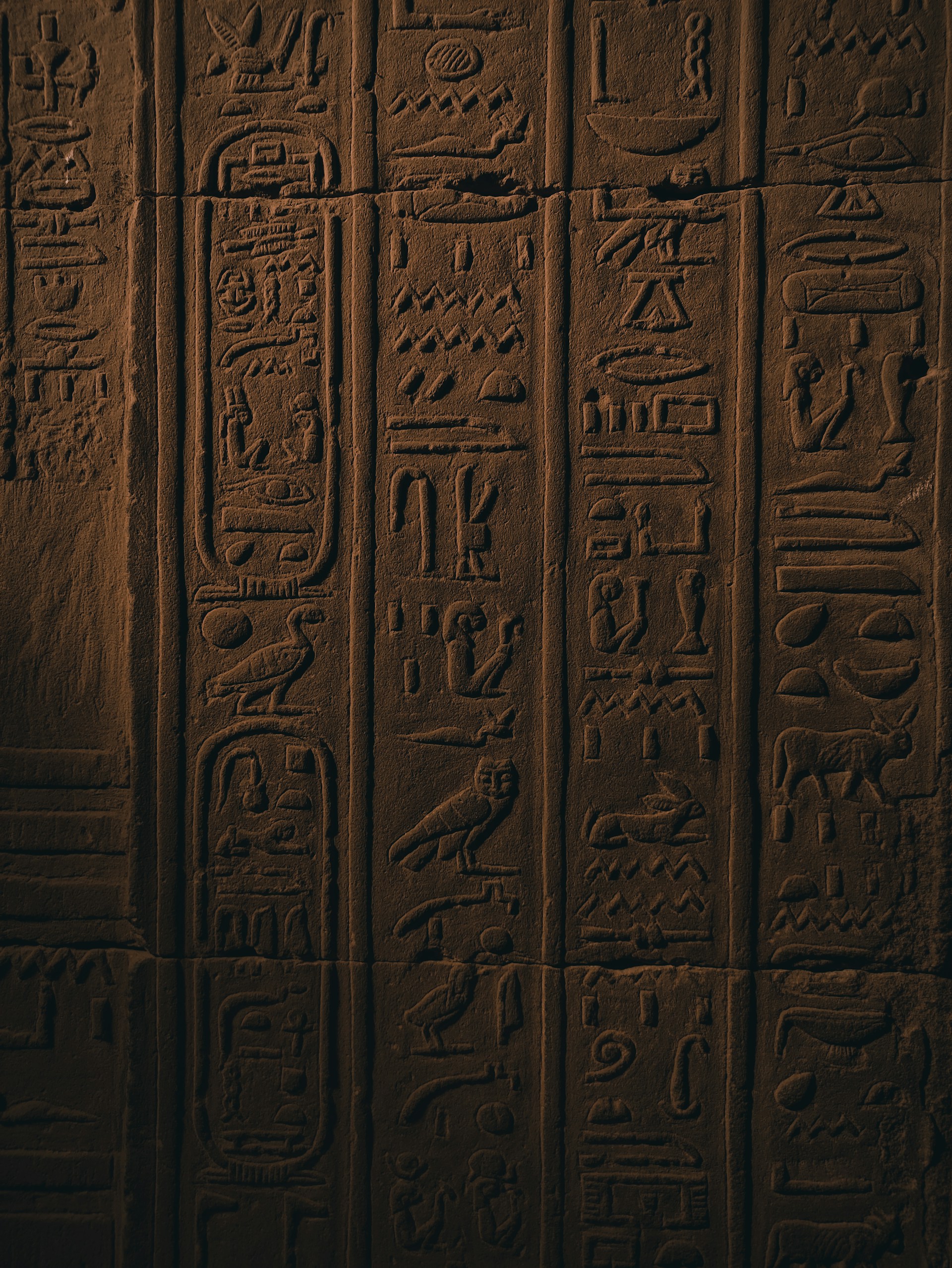 a wall that has some writing on it