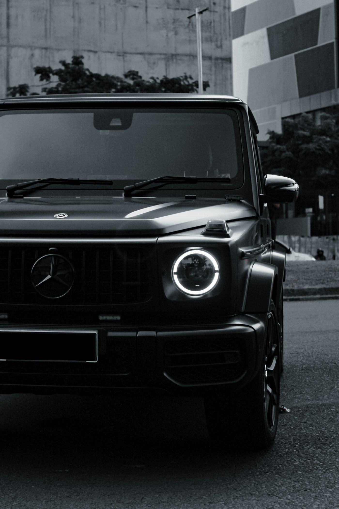 Mercedes-Benz G-Class exterior three-quarter view