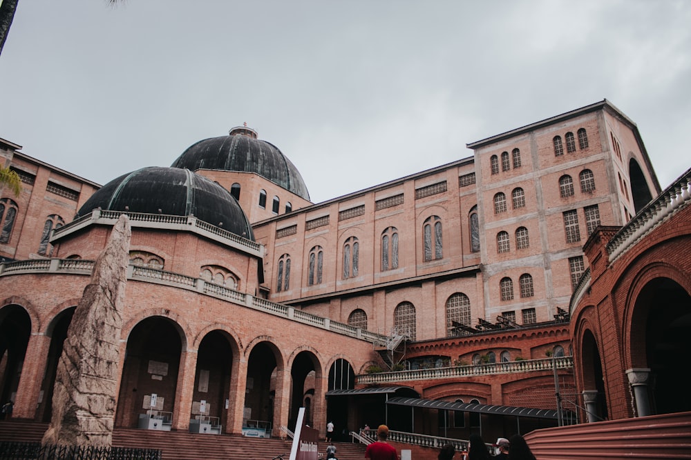 a large building with a dome on top of it