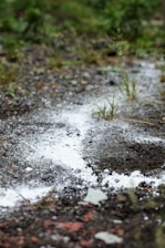 Close-up of eco-friendly earthing chemicals being prepared for use.