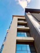 a very tall building with lots of windows