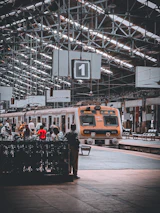 A local train at the platform