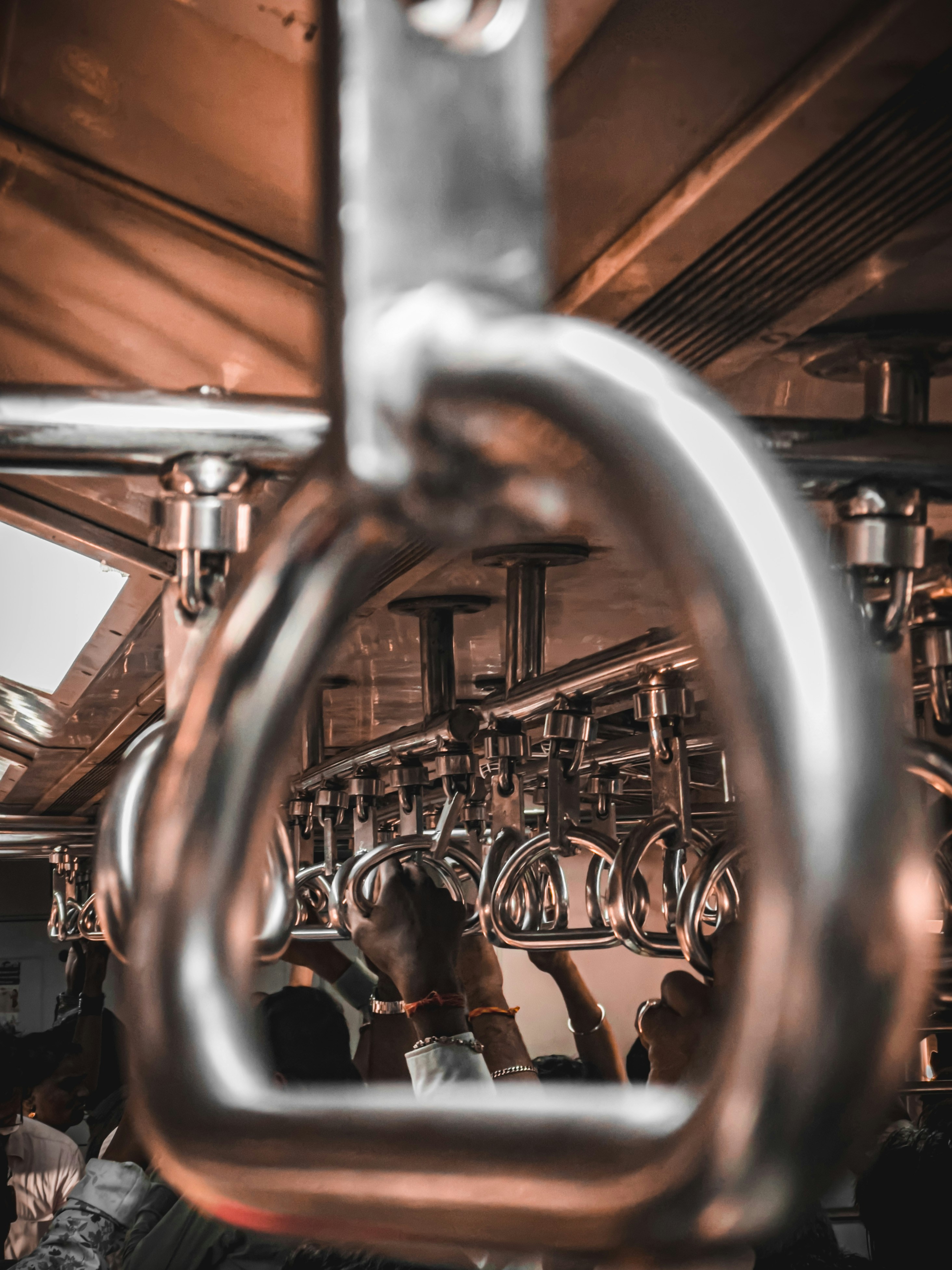 a group of people sitting on a bus next to each other
