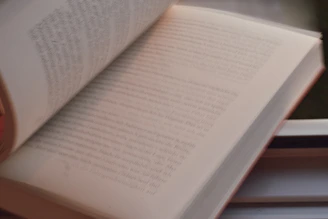 Minimalistic digital book with elegant typography on a soft background.