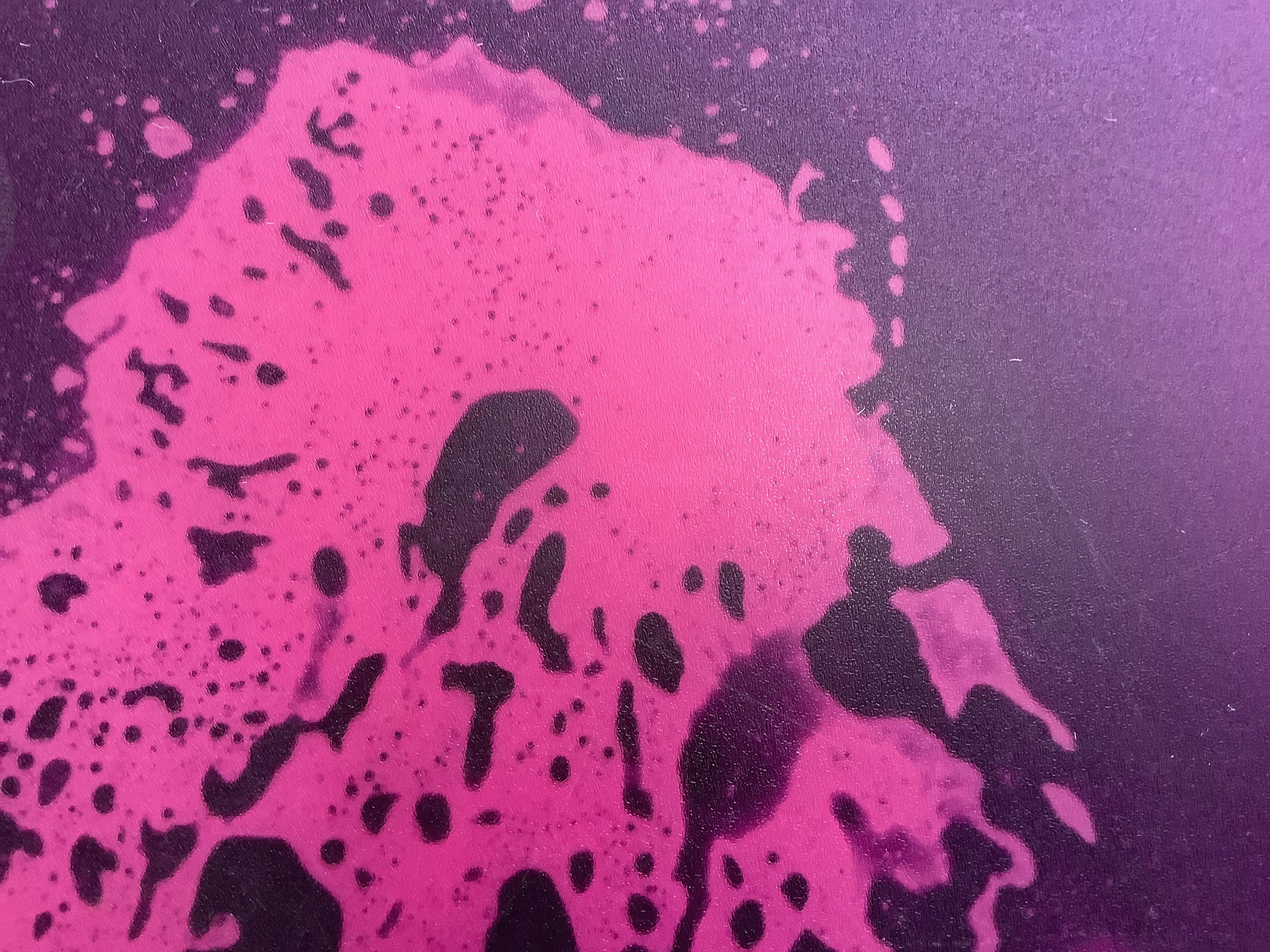 A pink and black background with drops of water photo – Free Art Image ...