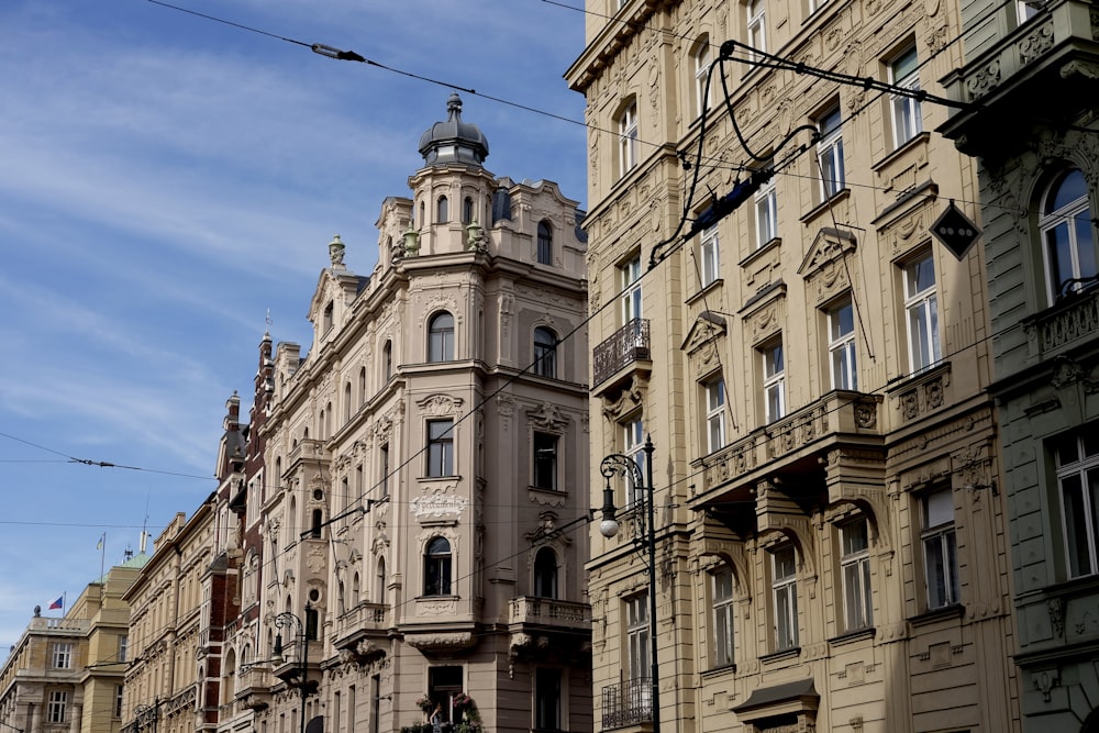 a large building with a clock on the top of it