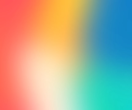 Close-up of a color wheel blending warm and cool tones smoothly.