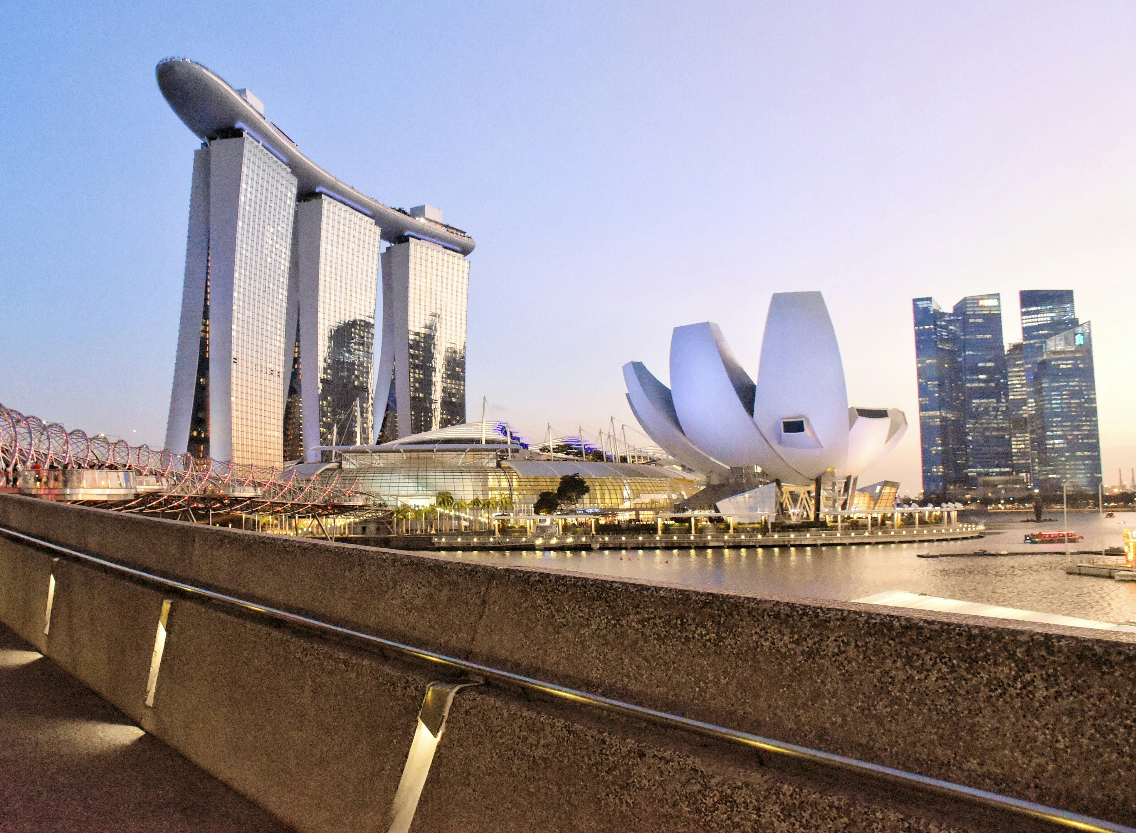 a view of a city from across the water
