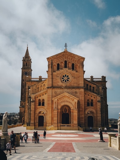 Basilica of the National Shrine of the Blessed Virgin of Ta' Pinu - From Stairs, Malta