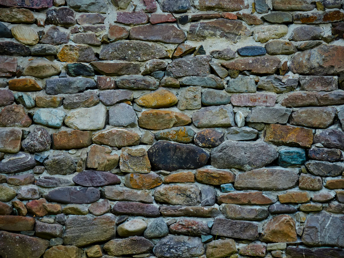 Détail de maçonnerie en pierre