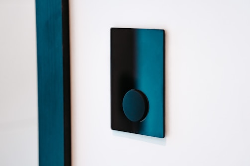 A modern electrical switch design showcased.