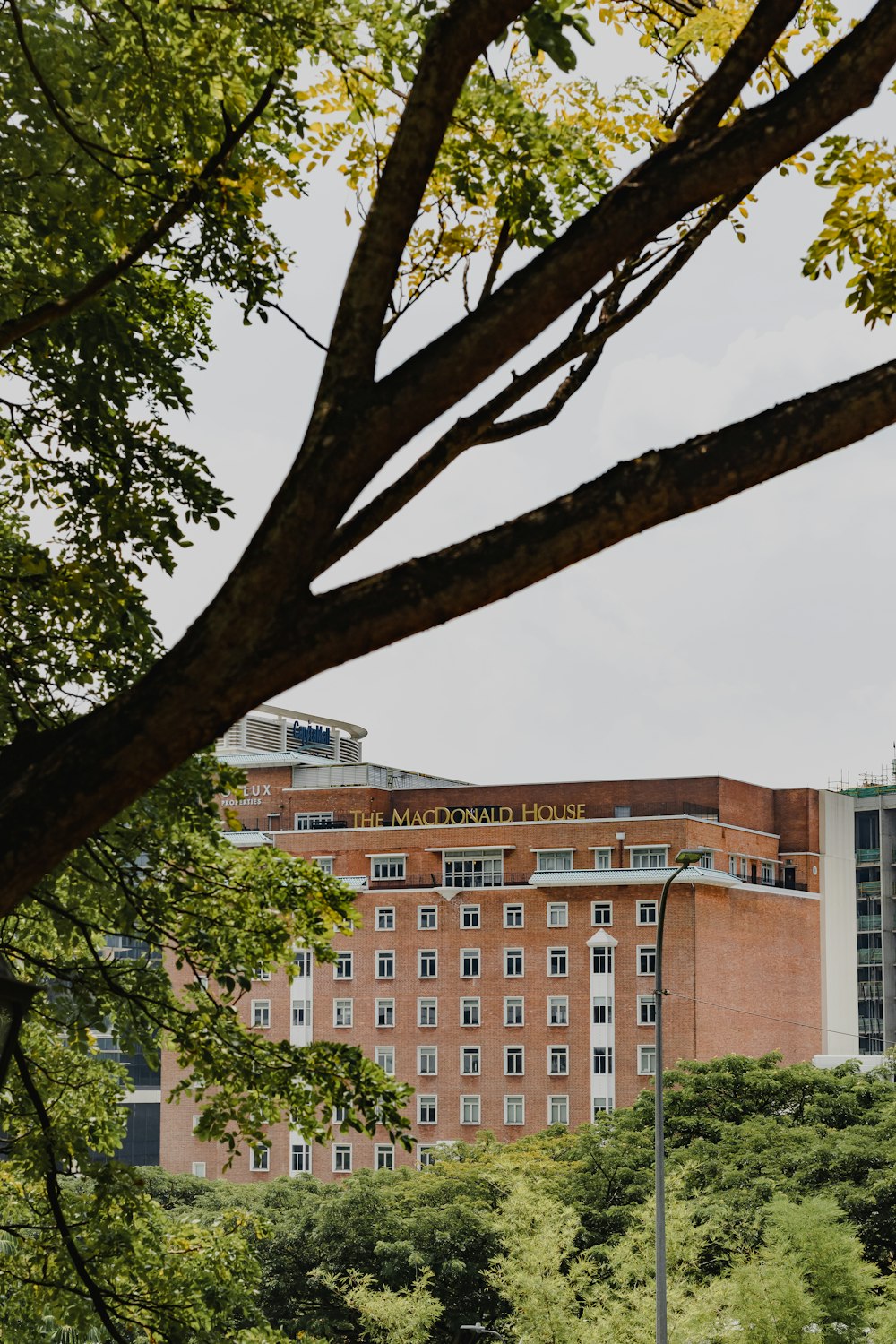 a tall building with a clock on the top of it