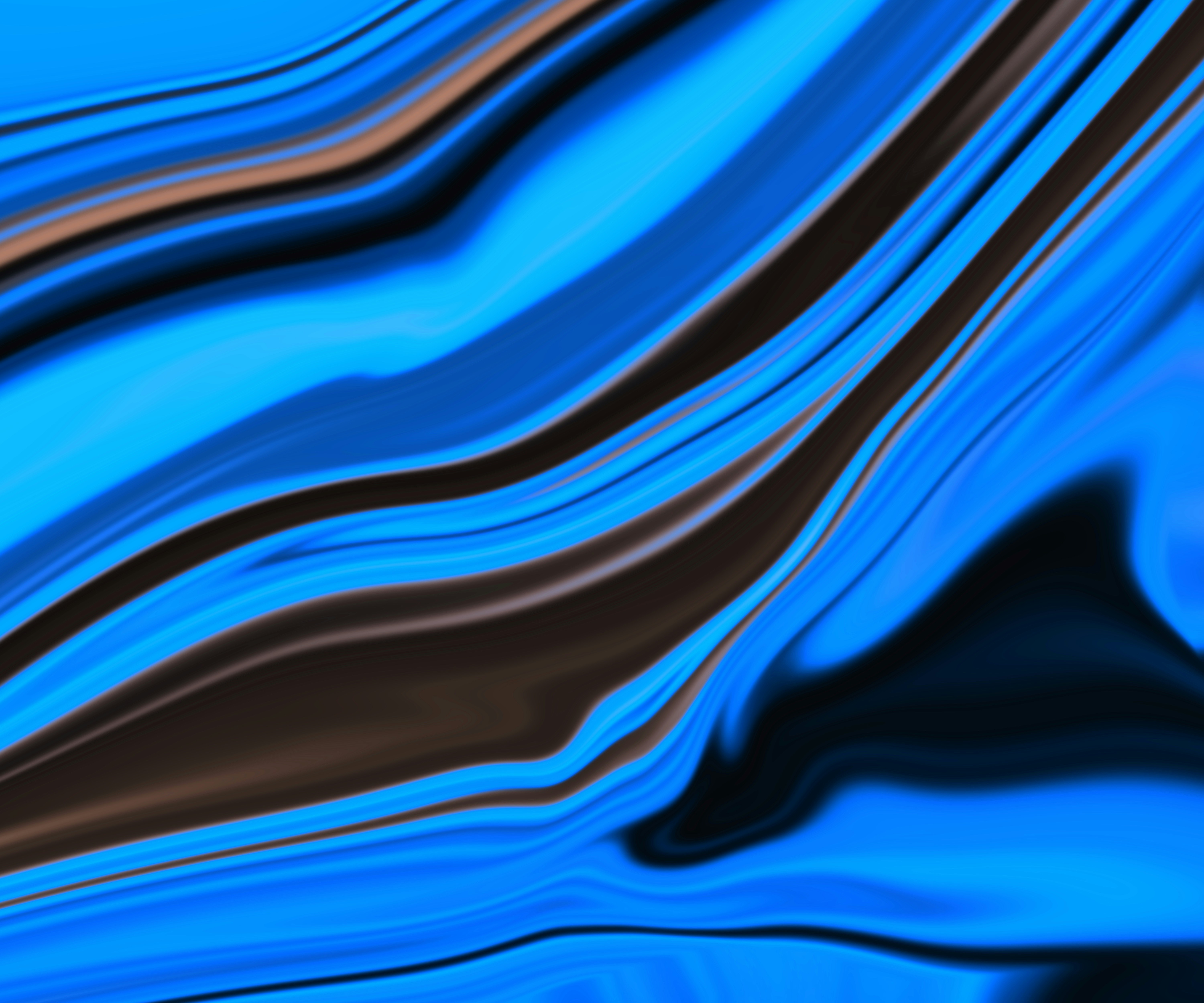 Ocean Waves Block Print