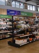 a store filled with lots of bottles of alcohol