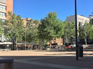 Visual comparison of a public space before and after reported misuse of funds.