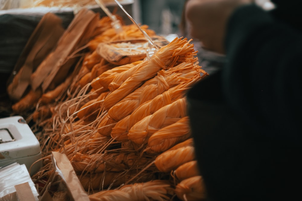 a bunch of food that is on a table