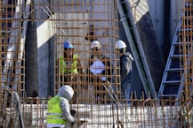 a group of people in a construction site